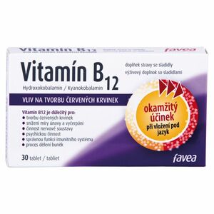 FAVEA Vitamín B12 30 tabliet vyobraziť
