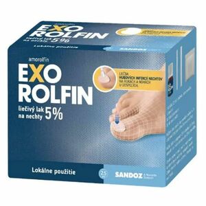 EXOROLFIN Liečivý lak na nechty 5 % 2, 5 ml vyobraziť