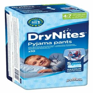 HUGGIES DRY NITES nohavičky absorbčné 4 - 7 / M / boys / 17 - 30 kg / 10 ks vyobraziť