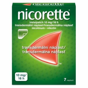 NICORETTE Invisipatch 10 mg/16 h transdermálna náplasť 7 ks vyobraziť
