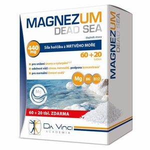 DA VINCI ACADEMIA Magnezum Dead Sea horčík 80 tabliet vyobraziť