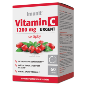 IMUNIT Vitamín C 1200 mg urgent so šípkami 60 tabliet vyobraziť