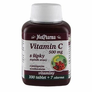 MEDPHARMA Vitamín C 500 mg so šípkami 107 tabliet vyobraziť