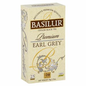 BASILUR Premium Earl Grey čierny čaj 25 vrecúšok vyobraziť