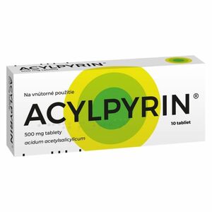 ACYLPYRIN 500 mg 10 tabliet vyobraziť