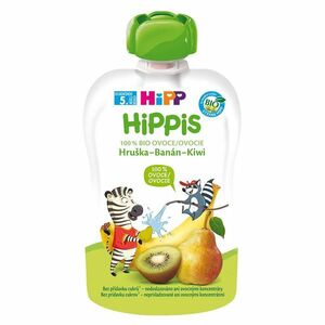 HiPP BIO 100% ovocie Hruška-Banán-Kiwi 100 g vyobraziť