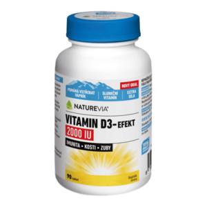 NATUREVIA Vitamín D3-Efekt 2000I.U. 90 tabliet vyobraziť