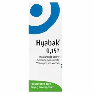 Hyabak 0.15% gtt. 10 ml vyobraziť