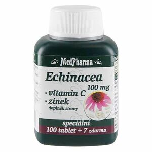 MEDPHARMA Echinacea 100 mg + vitamín C + zinok 107 tabliet vyobraziť