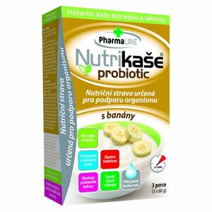 PHARMALINE Nutrikaša probiotic S banánmi 3x60 g vyobraziť