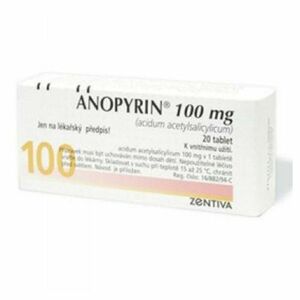 ANOPYRIN 100 mg 28 tabliet vyobraziť