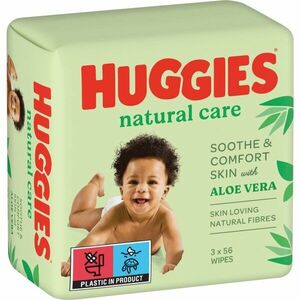 Huggies Natural Care čistiace utierky 3x56 ks vyobraziť