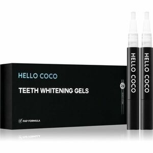 Hello Coco PAP+ Teeth Whitening Gels bieliace pero na zuby 2 ks vyobraziť