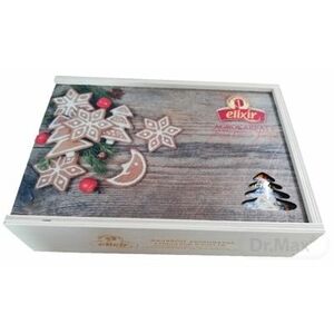 AGROKARPATY Elixír čajová, drevená kazeta Vianoce vyobraziť