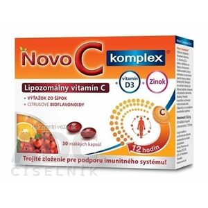 NOVO C KOMPLEX Lipozomálny vitamín C + vitamín D3 + zinok, kapsuly 1x30 ks vyobraziť