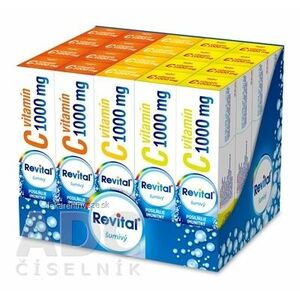 Revital vitamín C 1000 mg šumivý MIX BOX tbl eff (3 príchute) (20x20 ks) (inov. 2021) 1x1 set vyobraziť