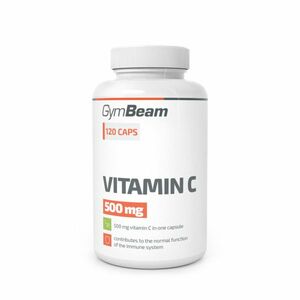 Vitamín C 500 mg - GymBeam, 120cps vyobraziť