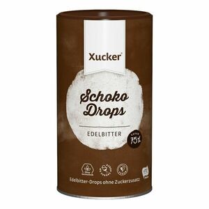 Dark Chocolate Drops - Xucker, horká čokoláda, 200g vyobraziť