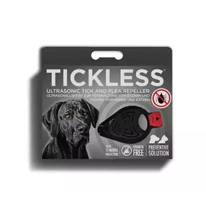 TICKLESS PET Prívesok ultrazvukový odpudzovač kliešťov a bĺch pre psy, čierny 1 ks vyobraziť