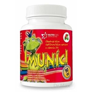 NUTRICIUS IMUNÍCI Hliva ustricová s vitamínom D3 pre deti s jahodovou príchuťou 90 tabliet vyobraziť