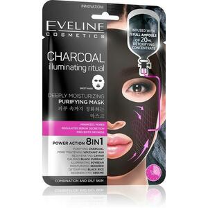 Eveline Charcoal Deeply Moisturizing Face Sheet Mask vyobraziť