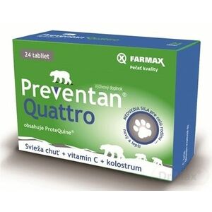 FARMAX Preventan Quattro + vitamín C vyobraziť