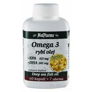 MedPharma OMEGA 3 rybí olej forte - EPA, DHA vyobraziť