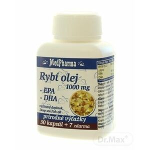 MedPharma RYBI OLEJ 1000 mg - EPA, DHA vyobraziť
