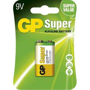 GP alkalická batéria SUPER 9V (6LF22) vyobraziť