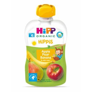 HiPP BIO 100% ovocie Jablko-Hruška-Banán od uk. 4.-6. mesiaca vyobraziť
