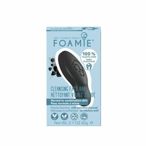 Foamie Cleansing Face Bar Too Coal to Be True Normal to combination skin vyobraziť