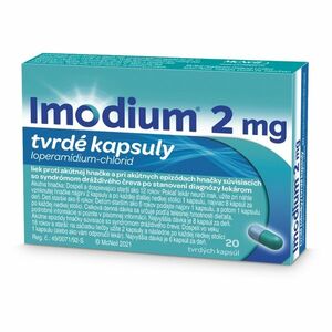 IMODIUM 2 mg 20 tvrdých kapsúl vyobraziť