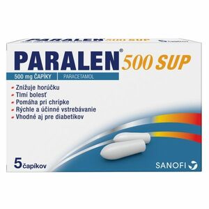 PARALEN 500 SUP 500 mg čapíky 5 ks vyobraziť