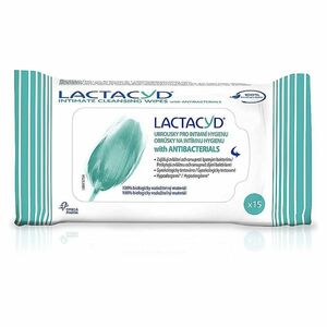LACTACYD antibakteriálnych obrúsky 15 kusov vyobraziť