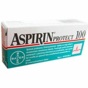ASPIRIN PROTECT 100 enterosolventné tablety 20 kusov vyobraziť