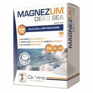 DA VINCI ACADEMIA Magnezum Dead Sea horčík 40 tabliet vyobraziť