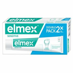 ELMEX Sensitive Zubná pasta s aminfluoridom 2x 75 ml, poškodený obal vyobraziť