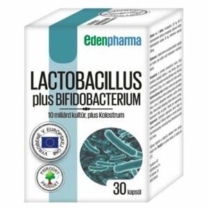 EDENPHARMA Lactobacillus plus bifidobacterium 30 kapsúl vyobraziť