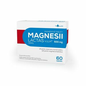 MAGNESII LACTAS 500 mg tablety 60 ks vyobraziť