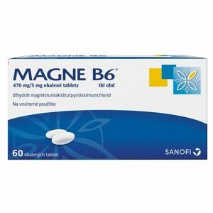 MAGNE B6 470 mg/5 mg obalené tablety 60 kusov vyobraziť