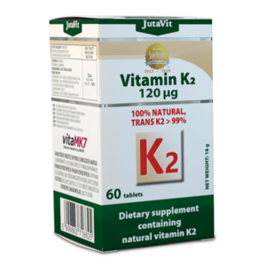 JUTAVIT Vitamín K2 prírodný 120 mcg 60 tabliet vyobraziť