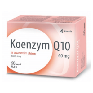 NOVENTIS Koenzým Q10 60 mg so sezamovým olejom 60 kapsúl vyobraziť