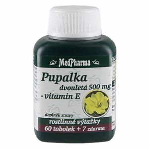 MEDPHARMA Pupalka dvojročné 500 mg + vitamín E 67 tabliet vyobraziť
