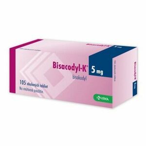 BISACODYL-K 5 mg 105 tabliet vyobraziť