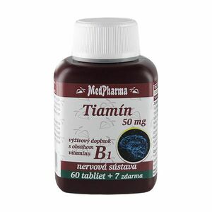 MedPharma TIAMÍN 50 mg (vitamín B1) vyobraziť