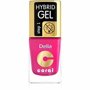 Delia Cosmetics Coral Nail Enamel Hybrid Gel gélový lak na nechty vyobraziť
