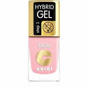 Delia Cosmetics Coral Nail Enamel Hybrid Gel gélový lak na nechty odtieň 04 11 ml vyobraziť