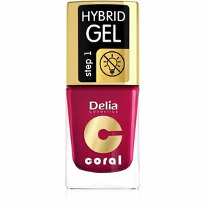 Delia Cosmetics Coral Nail Enamel Hybrid Gel gélový lak na nechty odtieň 06 11 ml vyobraziť
