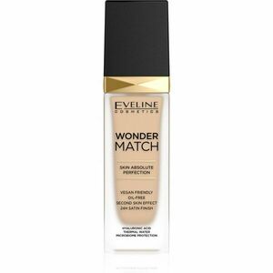 Eveline Cosmetics Wonder Match dlhotrvajúci tekutý make-up s kyselinou hyalurónovou odtieň 10 Light Vanilla 30 ml vyobraziť
