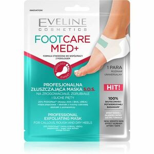 Eveline Cosmetics Foot Care Med exfoliačná maska na päty 2 ks vyobraziť